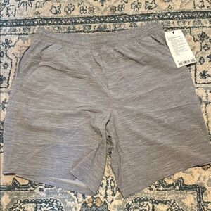 Lululemon Men’s Pace Breaker 9” Gray Athletic Shorts
